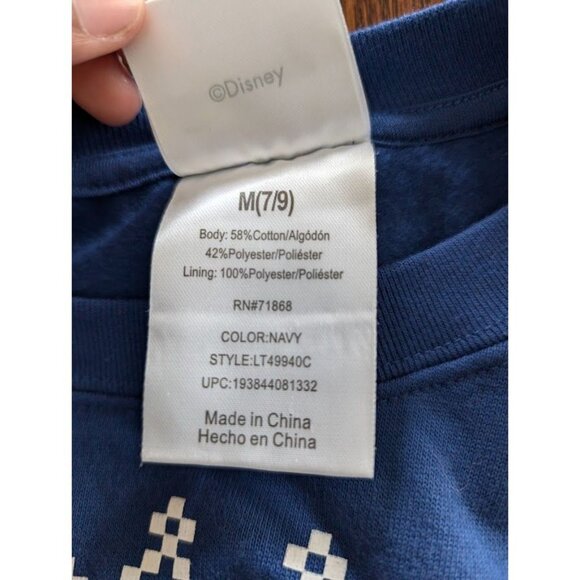 Disney Stitch Sweatshirt Women's Size Medium Ugly Christmas Sweater LIGHT UP - Picture 4 of 4